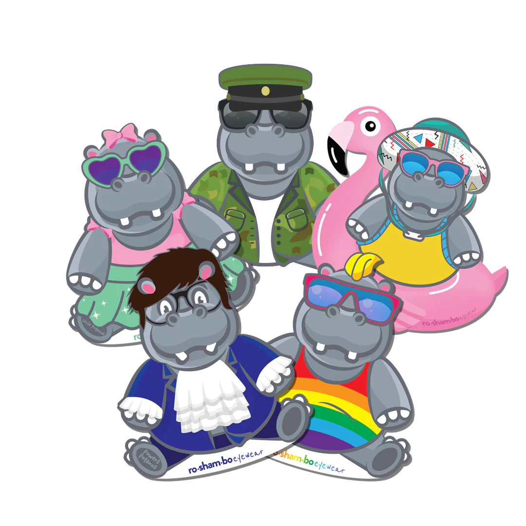 Happy Potamus Sticker Pack - Image 4