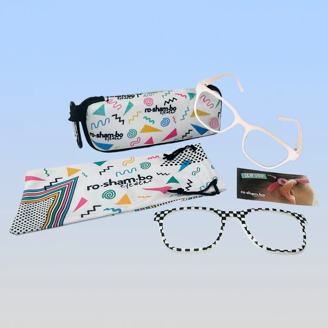 Pops Magnetic Glasses | Youth White - Image 5